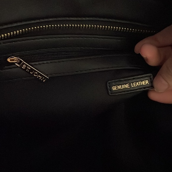 Big Black Sturdy Purse says St. John - Picture 9 of 9